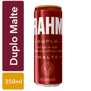 Cerveja Brahma Duplo Malte Puro Malte Lata 350ml