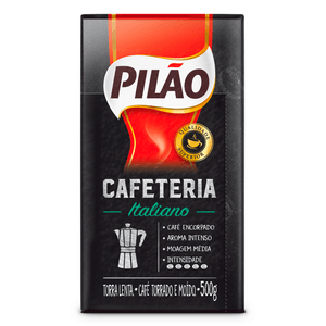 Café em Pó Pilão Caféteria Italiano Torrado e Moído a Vácuo 500g
