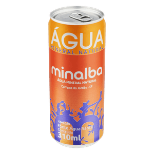 Água Mineral Minalba c/ Gás Lata 310ml