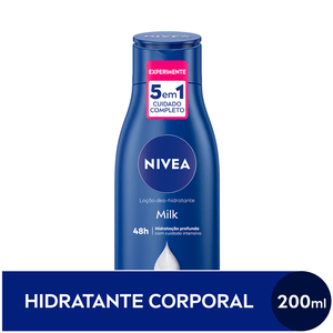 Loção Hidratante Nivea Milk 200ml