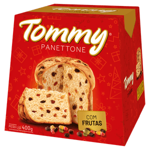 Panettone Tommy Frutas c/ Cristalizadas 400g