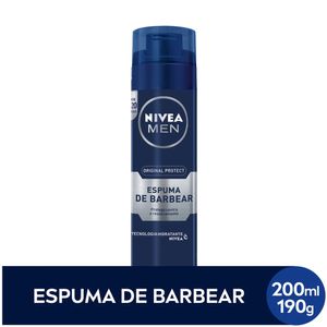 Espuma de Barbear Nivea Men Original Protect 200ml