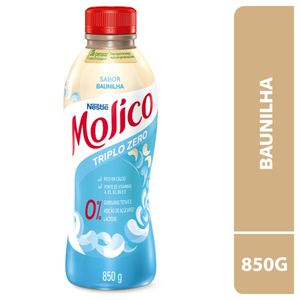 Iogurte Molico Desnatado Baunilha Zero Lactose Garrafa 850g