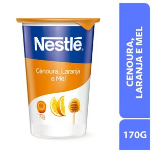 Iogurte Nestlé Parcialmente Desnatado Cenoura, Laranja e Mel Copo 170g