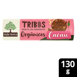 Biscoito Integral Tribus Mãe Terra Orgânico Cacau 7 Grãos c/ Quinoa, Chia & Linhaça 130g