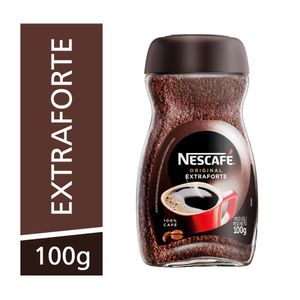 Café Solúvel Granulado Nescafé Extraforte Original Vidro 100g