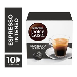 Café em Cápsulas Nescafé Dolce Gusto Torrado e Moído Espresso Intenso Caixa 80g c/ 10 Unid