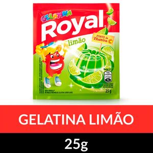 Gelatina em Pó Royal Limão 25g