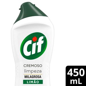 Limpador Cif Cremoso Limpeza Milagrosa Limão Squeeze 450ml