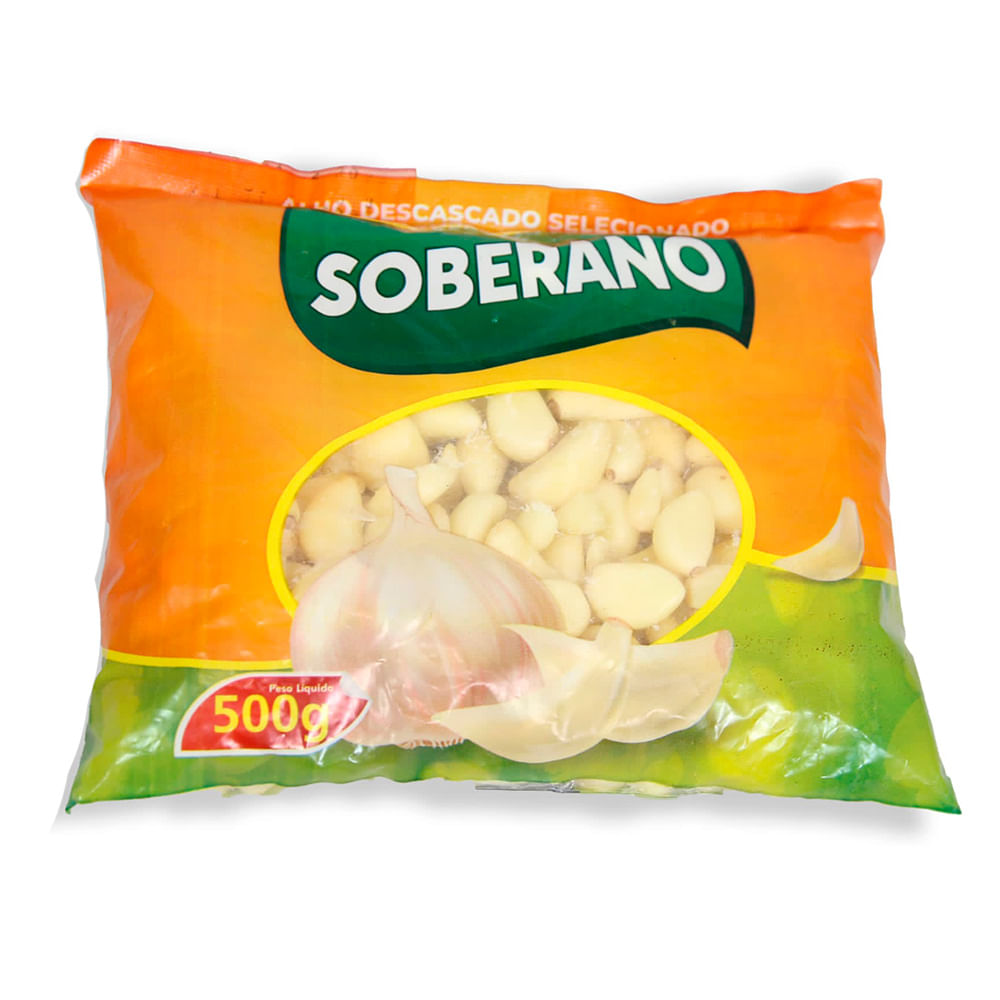 Alho Soberano Descascado 500g