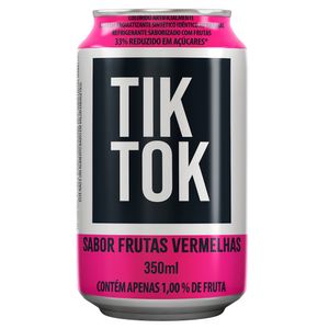 Refrigerante Tik Tok Frutas Vermelhas Lata 350ml