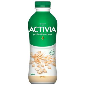 Leite Fermentado Parcialmente Desnatado Activia Aveia 800g