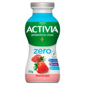 Leite Fermentado Activia Zerolac Morango 170g