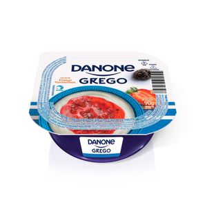 Iogurte Grego Danone Calda de Frutas Vermelhas Pote 90g