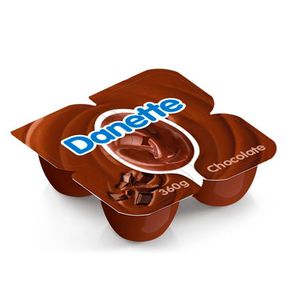 Sobremesa Danette Chocolate ao Leite 360g com 4 Unidades Leve Mais Pague Menos