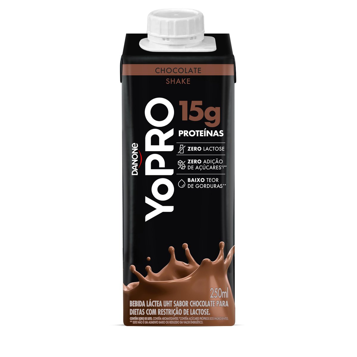 Bebida Láctea Uht Yopro 15g High Protein Zero Lactose Chocolate