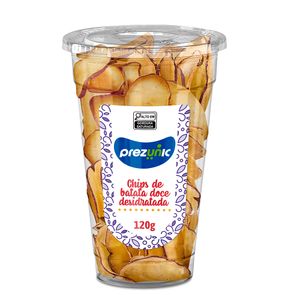 Chips de Batata Doce Prezunic Desidratada Copo 120g