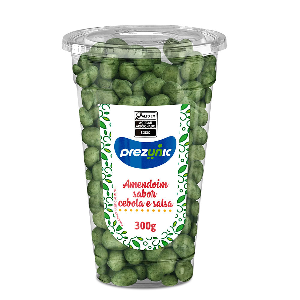 Amendoim Prezunic Crocante Cebola e Salsa Copo 300g