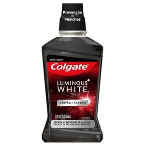 Enxaguante Bucal Colgate Luminous White Carvão Frasco 500ml