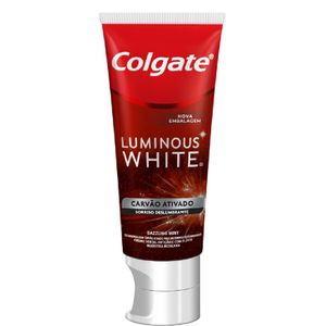 Creme Dental Clareador Colgate Luminous White Carvão Ativado 70g