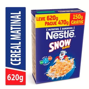 Cereal Matinal Snow Flakes Caixa Leve 620g Pague 470g