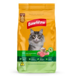 Alimento p/ Gatos Adulto Baw Waw Carne 2,4Kg