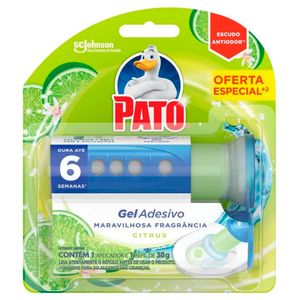 Detergente Sanitário Gel Adesivo Pato c/ Aplicador Citrus Refil 38gOferta Especial