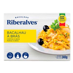 Prato Pronto de Bacalhau c/ Batata Palha Riberalves à Brás Congelado 240g