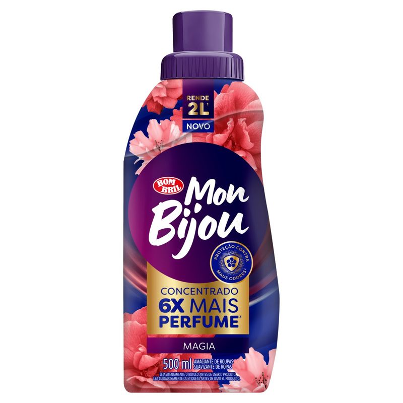 Amaciante Mon Bijou Concentrado Magia 500ml - Prezunic