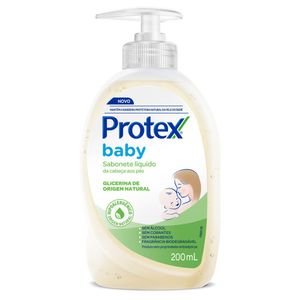 Sabonete Líquido Protex Baby de Glicerina da Cabeça aos PésFrasco200ml