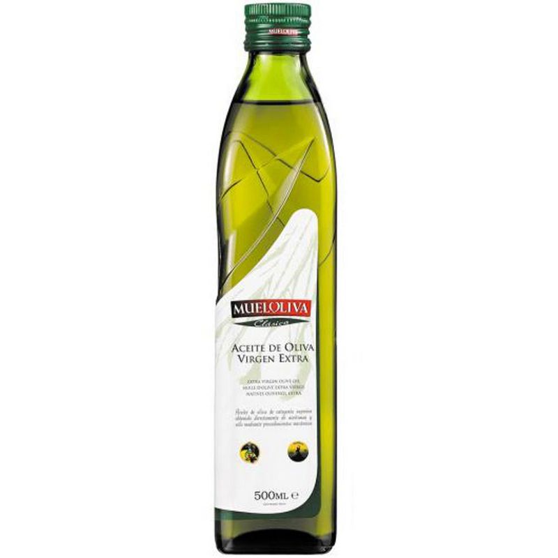 MUELOLIVA Extra Virgin Olive Oil 458g 6本 Azeite de Oliva Extra Virgem Mueloliva 500ml | Prezunic