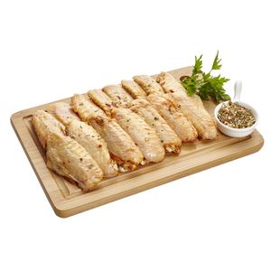 Meio da Asa de Frango Temperada Resfriada