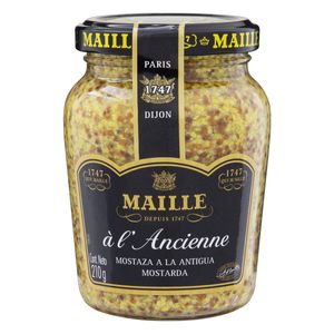 Mostarda em Grãos Maille c/ Vinho Branco Vidro 210g