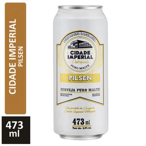 Cerveja Cidade Imperial Pilsen Lata 473ml