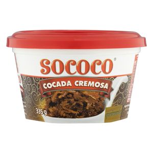 Cocada Cremosa Sococo Branca/Queimada Pote 335g