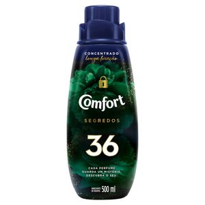 Amaciante Concentrado Comfort Segredos 36 500ml