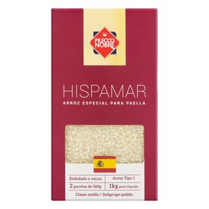 Arroz p/ Paella Pilecco Nobre Hispamar Tipo 1 C/2 1Kg