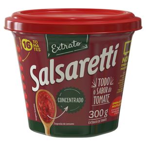 Extrato De Tomate Salsaretti Concentrado Pote 300g