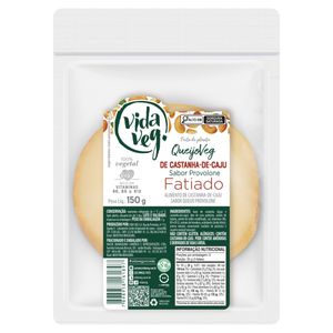 Queijo Provolone Vida Veg Vegano Fatiado 150g