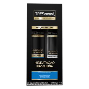 Kit Tresemmé Shampoo 350ml + Condicionador 175ml Hidratação Profunda