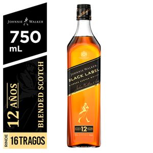 Whisky Johnnie Walker Black Label 12 Anos 750ml