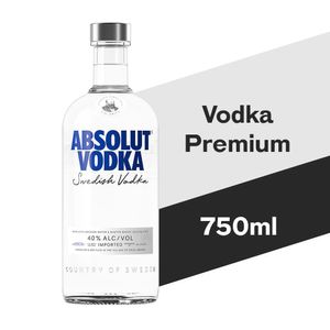 Vodka Absolut Destilada Garrafa 750ml