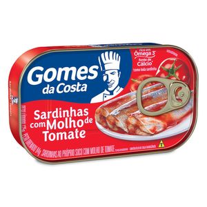 Sardinha Gomes da Costa c/ Molho de Tomate 84g