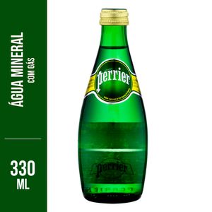 Água Mineral Perrier c/ Gás Garrafa 330ml