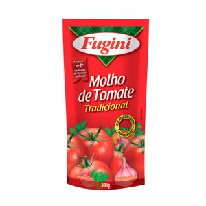 Molho de Tomate Fugini Tradicional Sachê 300g