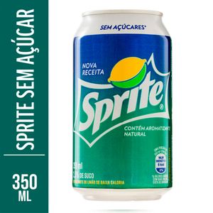 Refrigerante Sprite s/ Açúcar Lata 350ml