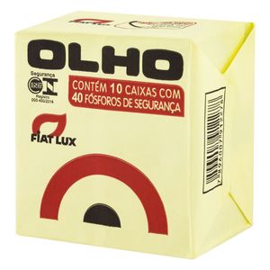 Fósforo Fiat Lux Olho com 10 Unidades