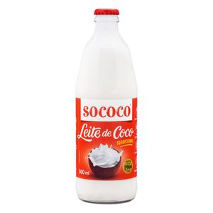 Leite de Coco Sococo Vidro 500ml