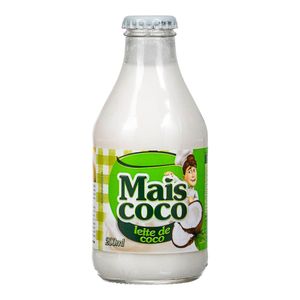 Leite de Coco Mais Coco Vidro 200ml