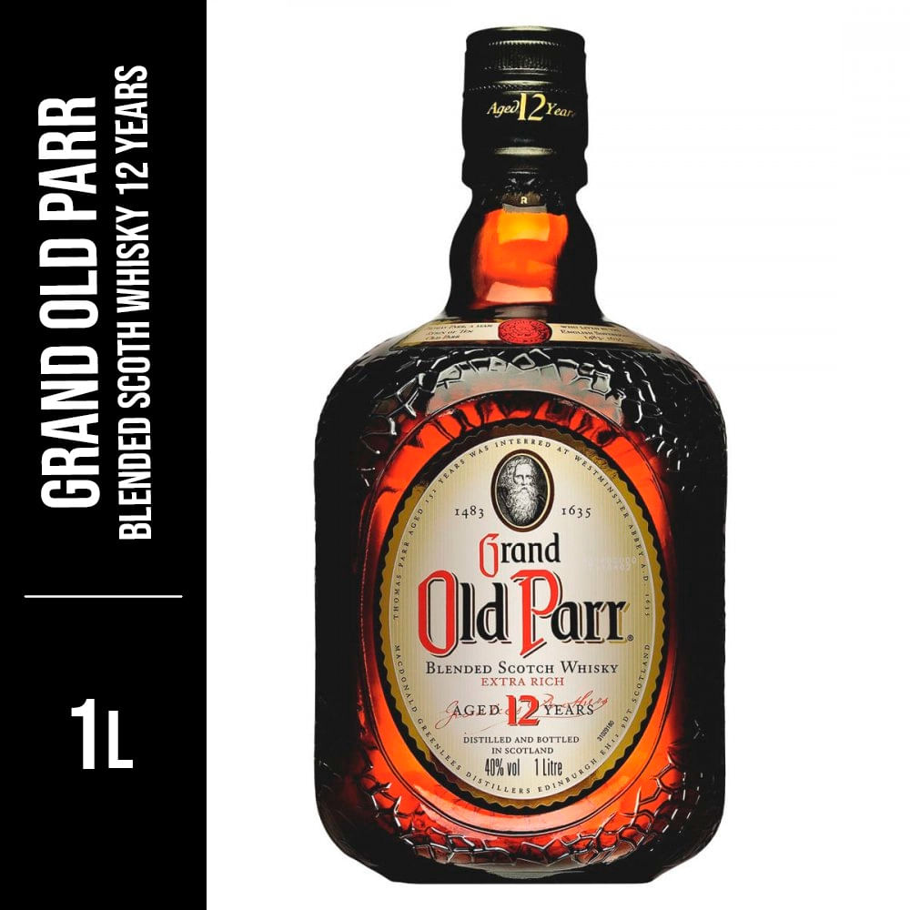Whisky Old Parr 12 Anos 1 Litro | Prezunic